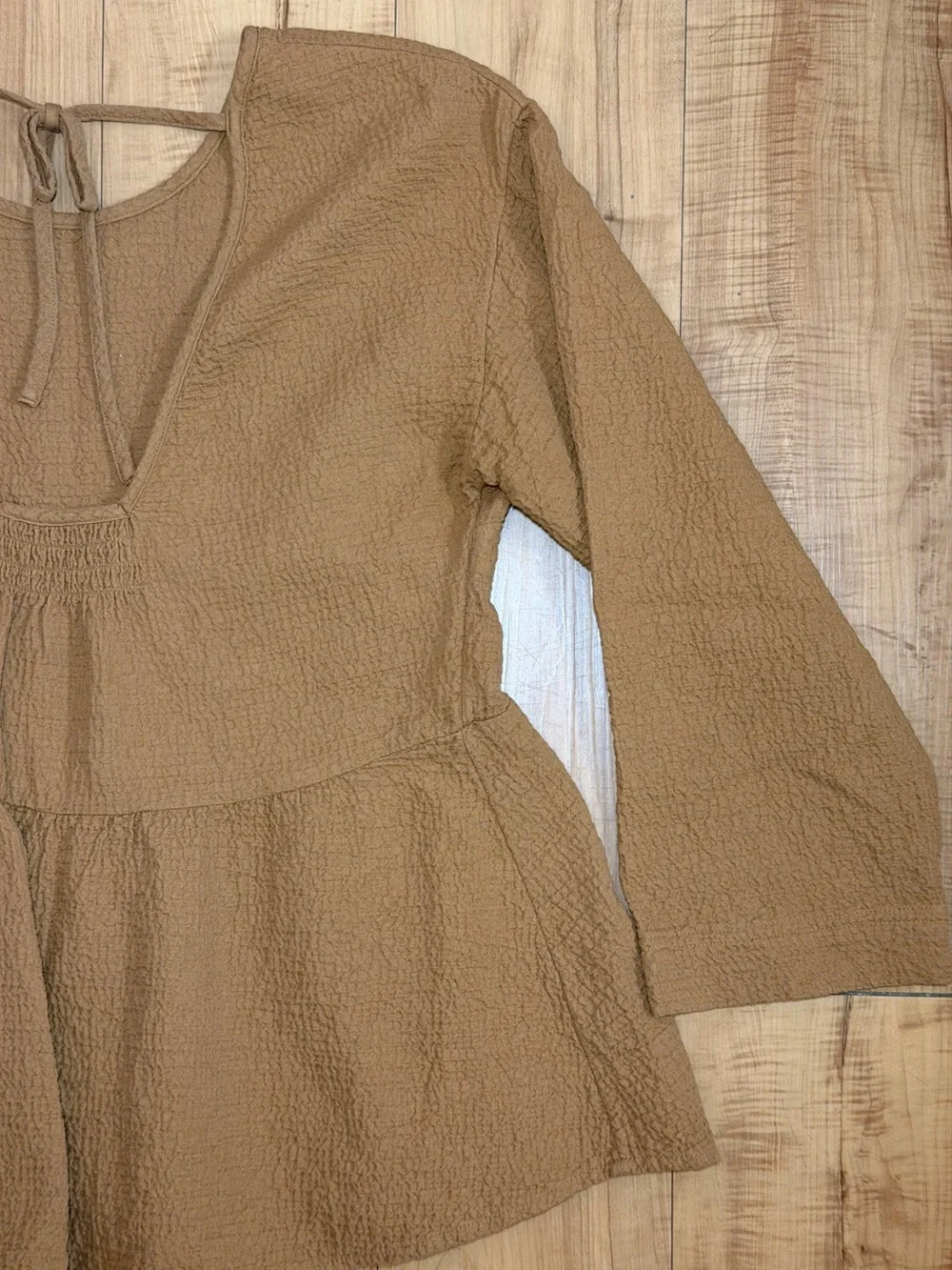 Madewell lightspun peplum